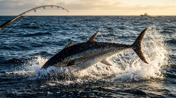 NC Man Catches 212-Pound Bluefin Tuna From a Jet Ski, Ten Miles Offshore, Alone