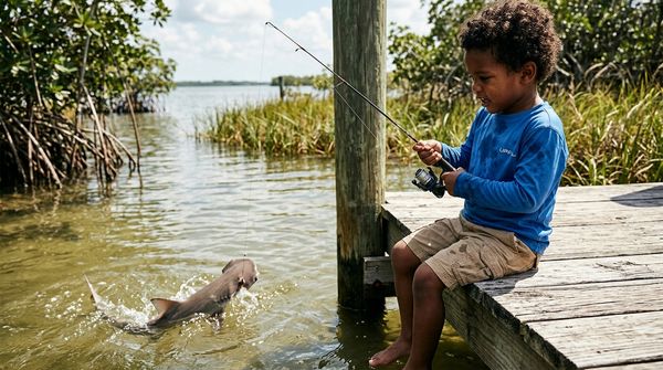 4-Year-Old Lands First Shark in Crystal River, Florida