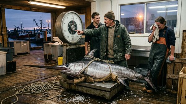 529-Pound Swordfish Sets First-Ever State Record in Maine Waters