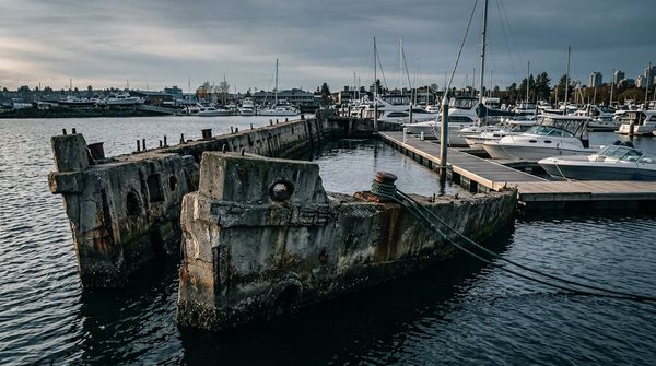 The Breakwater You Dock Next To Might Be a 100-Year-Old Concrete Ship